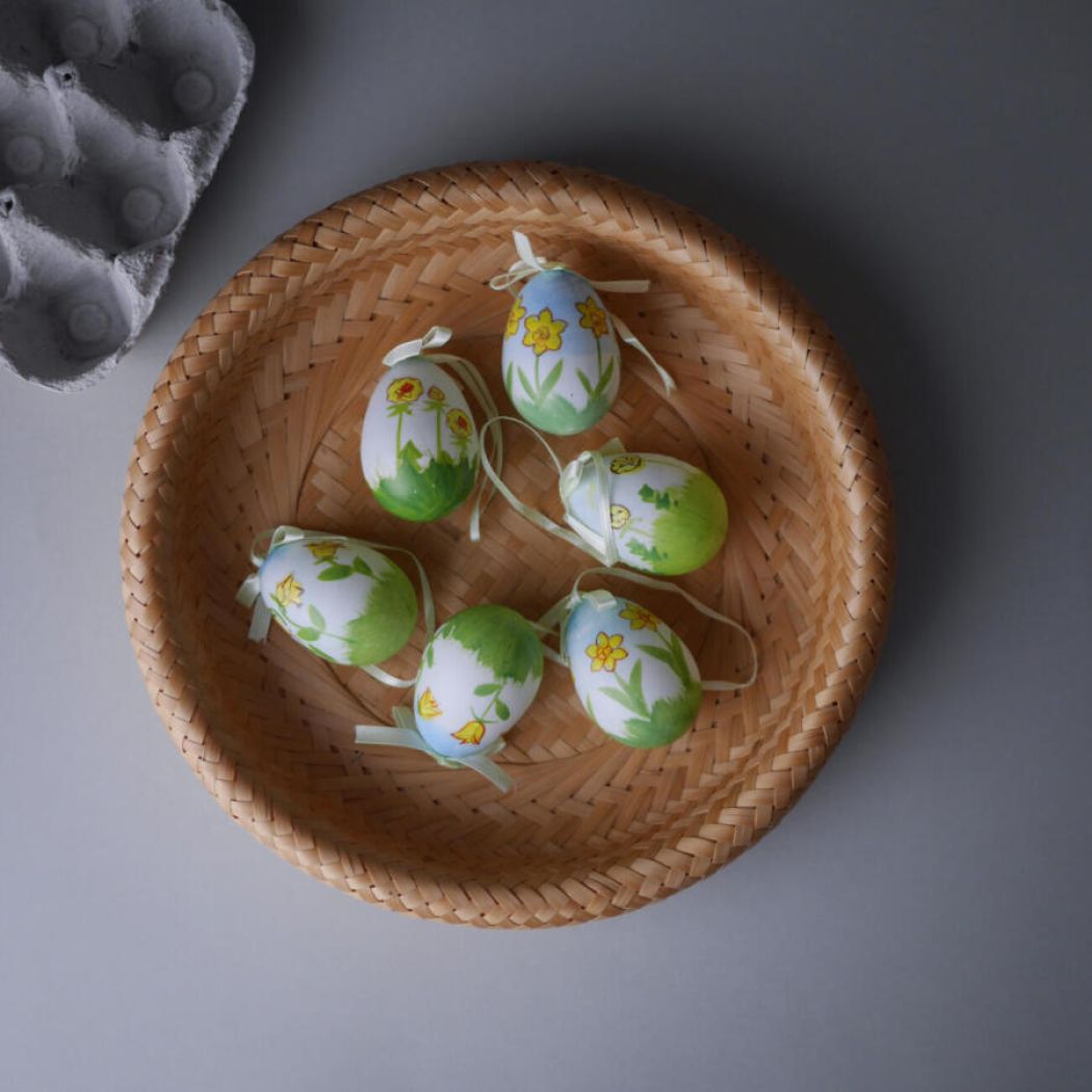 Håndmalede Påskeæg, 6 stk. 1