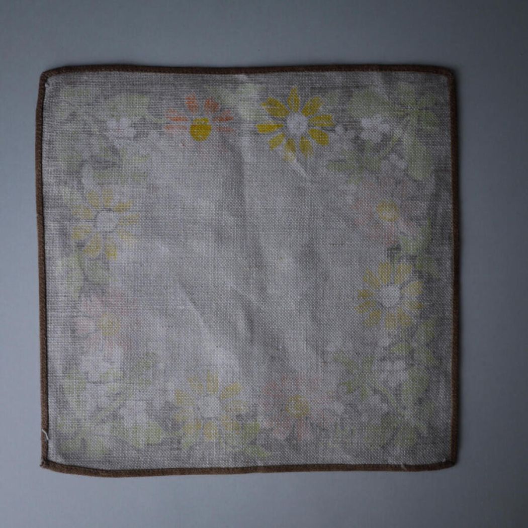 Retro Stofservietter med Blomster, 5 stk. 5