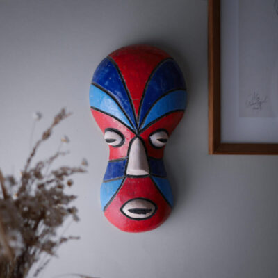 Unik Keramik Maske til Væggen
