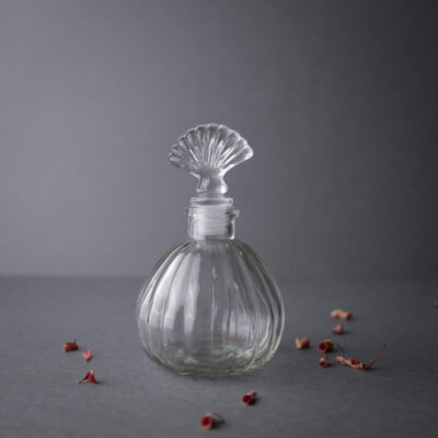 Vintage Glasfalkon med Muslinge Prop