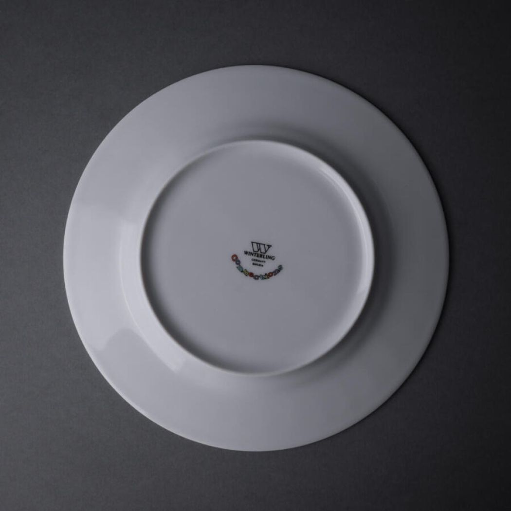 Elegante Frokosttallerkner i Hvid Porcelæn, 5 stk. 4