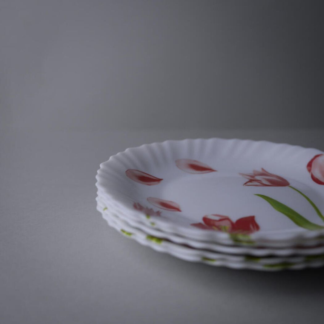 Arcopal Tallerkner med Tulipaner, 5 stk. 4