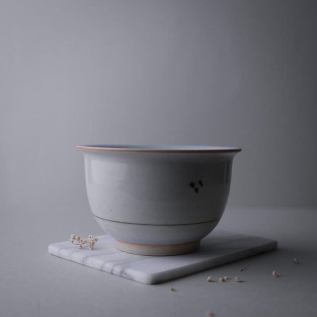 Vintage Keramikskål med Blomst 1