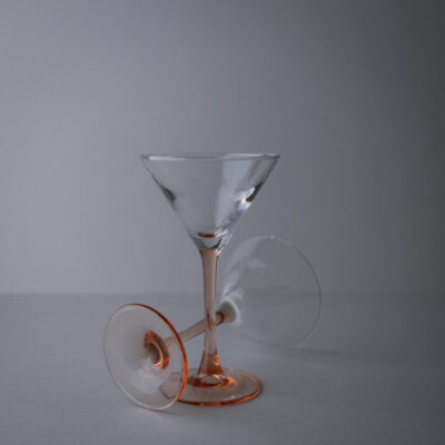 Luminarc Cocktail Glas med Rosa Stilk