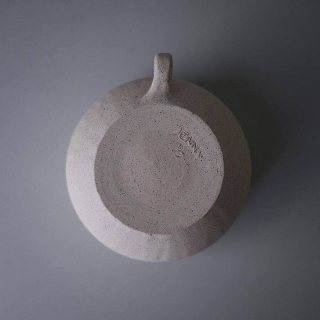 Lille Keramik Vægdekoration med Blomster 3