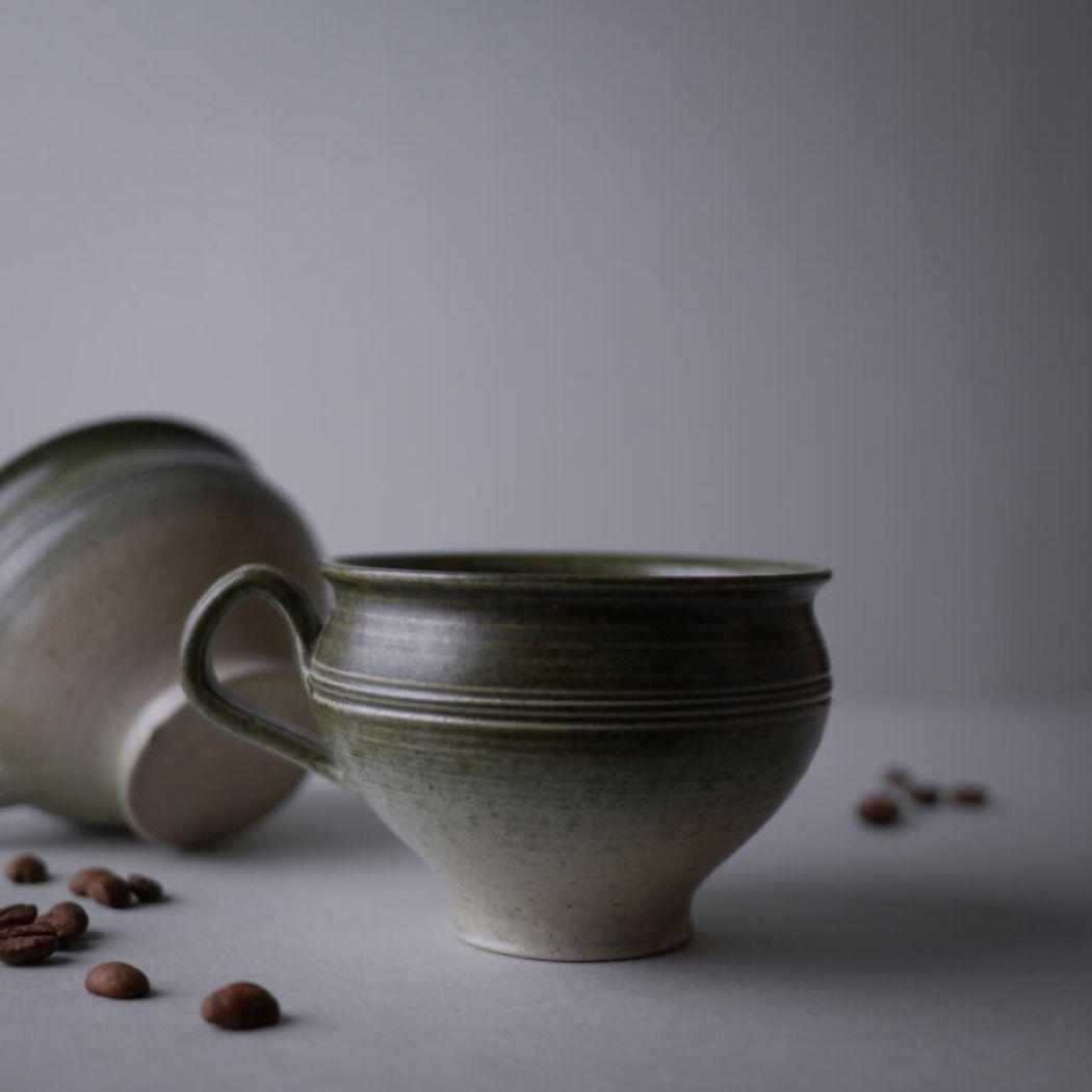 Unikke Grønne Keramikkrus 3