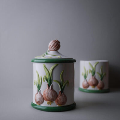 Store Porcelænskrukker til Løg 16