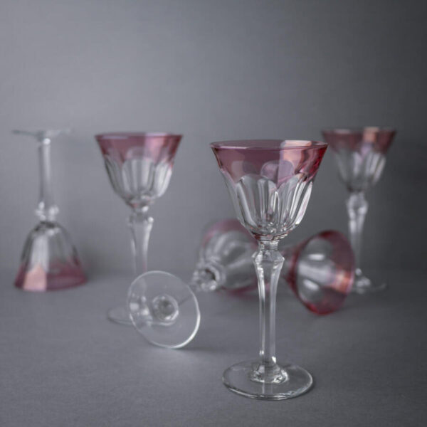 Italienske Vintage Vinglas, 6 stk.