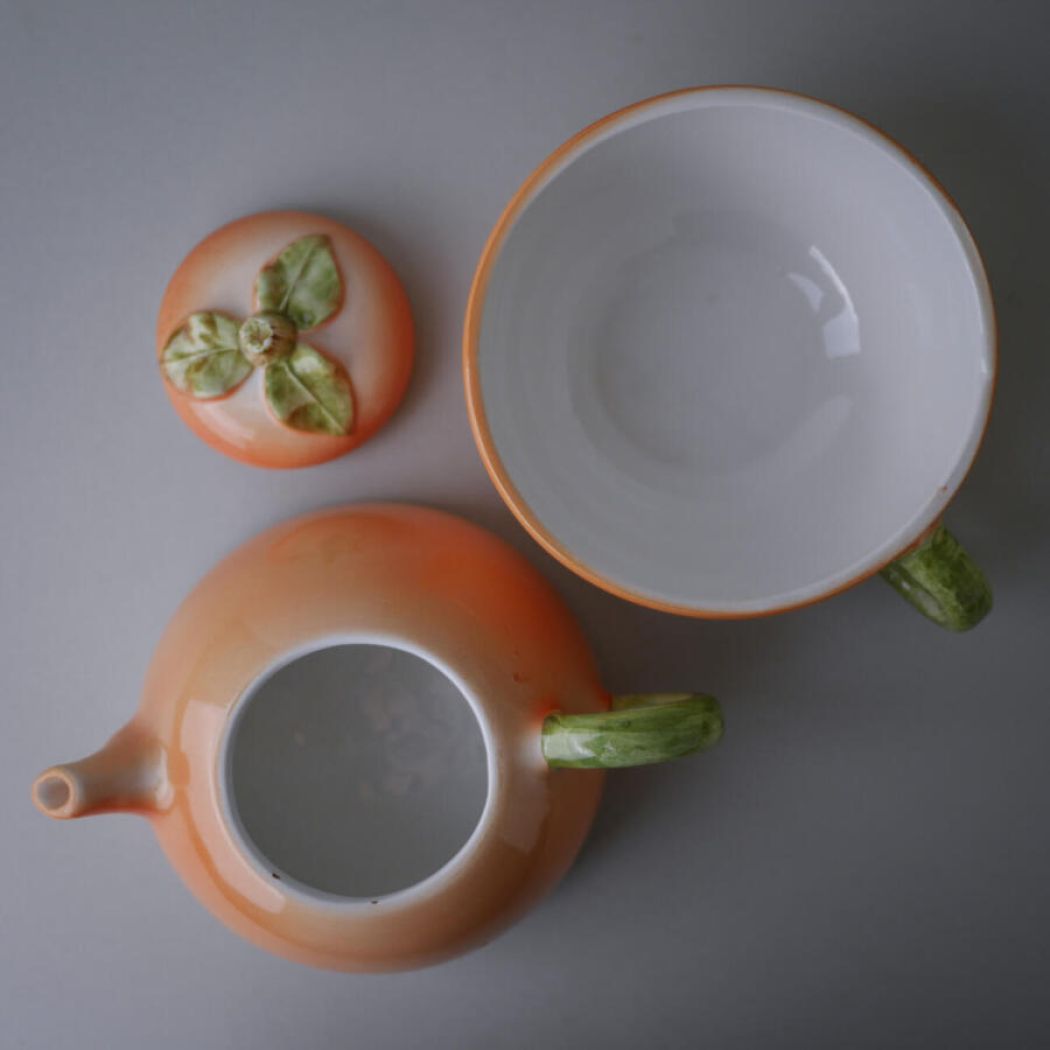 Appelsin Tekande med Kop 2