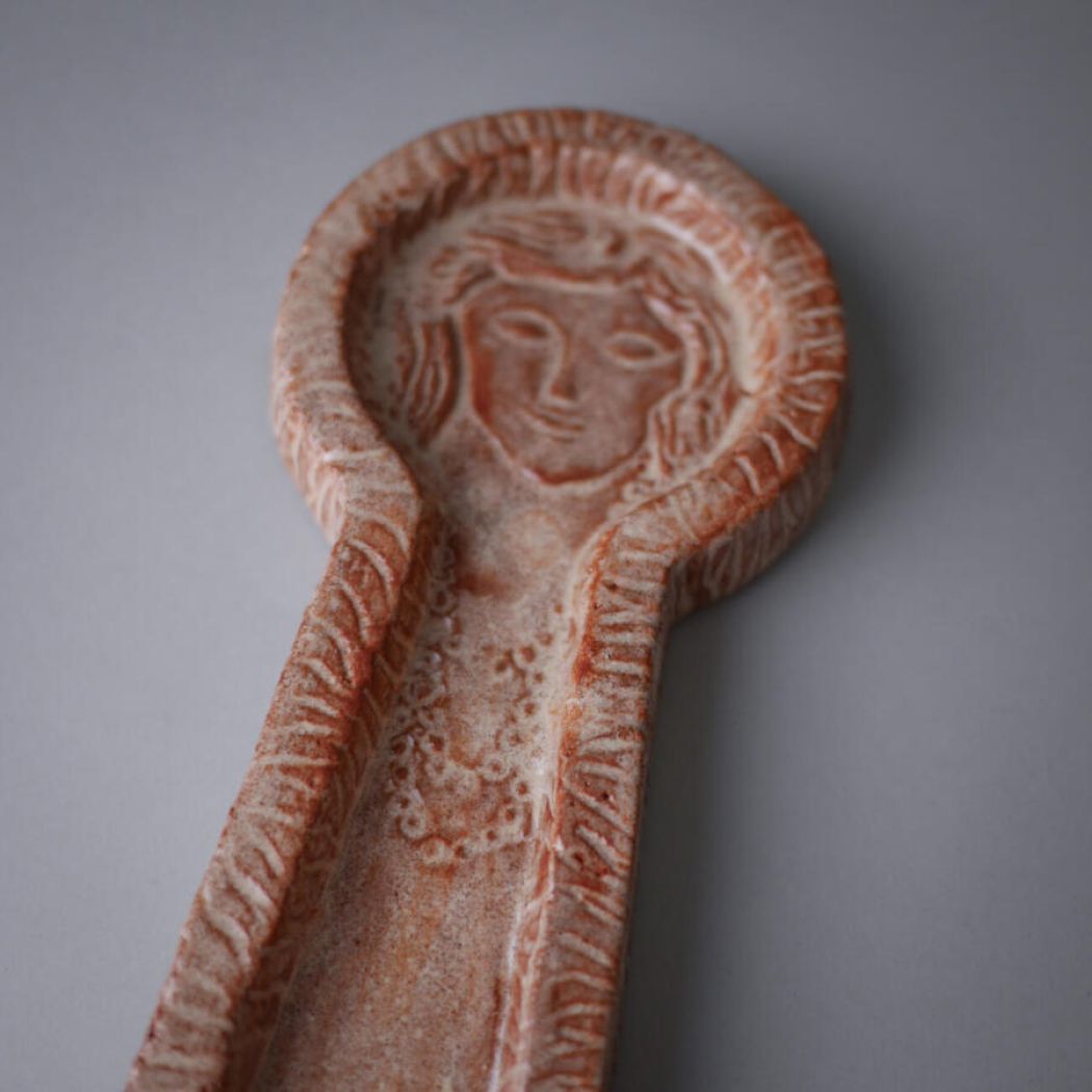 Aflangt Beige Keramikrelief 2