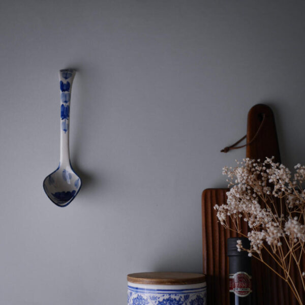 Smuk Vintage Suppeske i Porcelæn