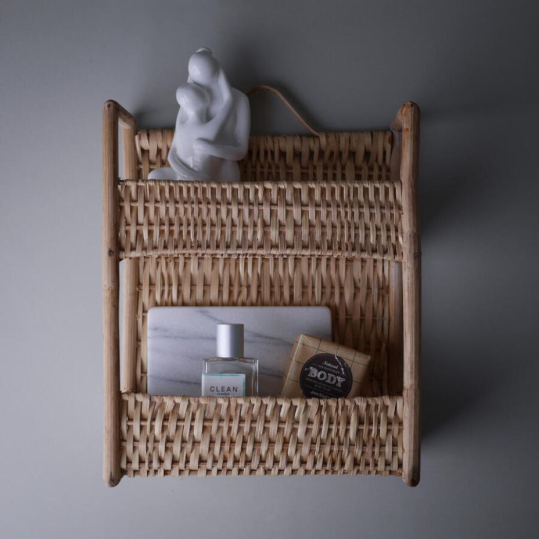 Bambus Hylde til Væggen