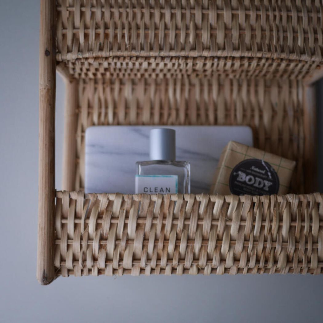 Bambus Hylde til Væggen 2