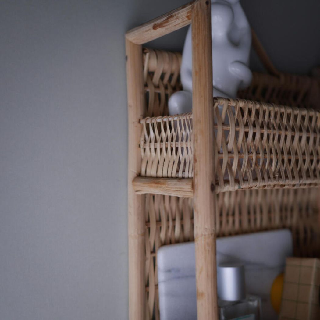 Bambus Hylde til Væggen 3
