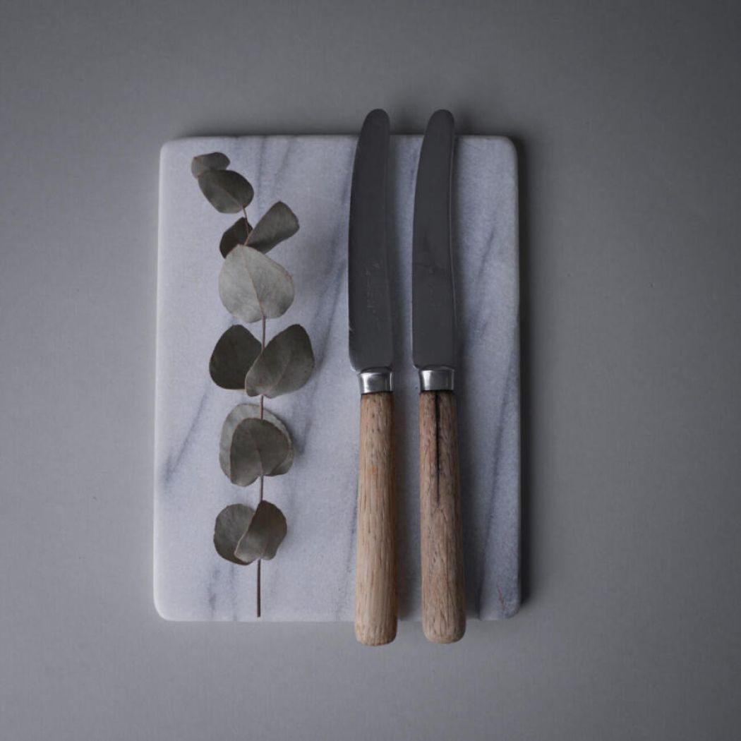 Små Vintage Smørknive med Træskafter
