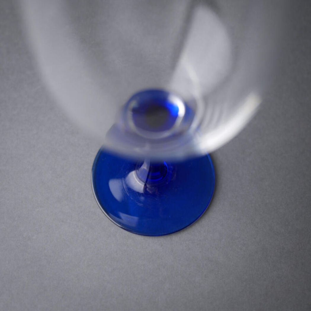 Luminarc Ølglas med Mørkeblå Stilk, 4 stk.