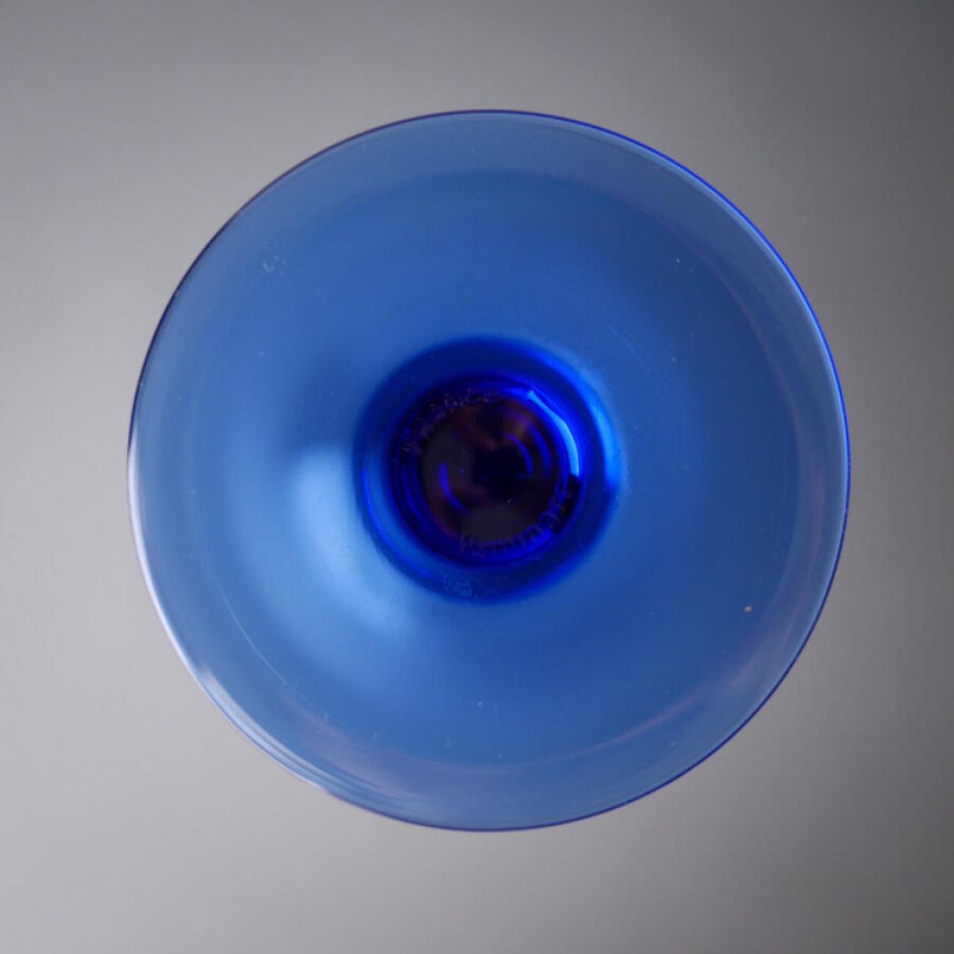 Luminarc Ølglas med Mørkeblå Stilk, 4 stk.