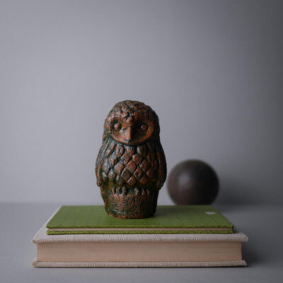 Grøn Brun Unika Uglefigur nr. 55/100