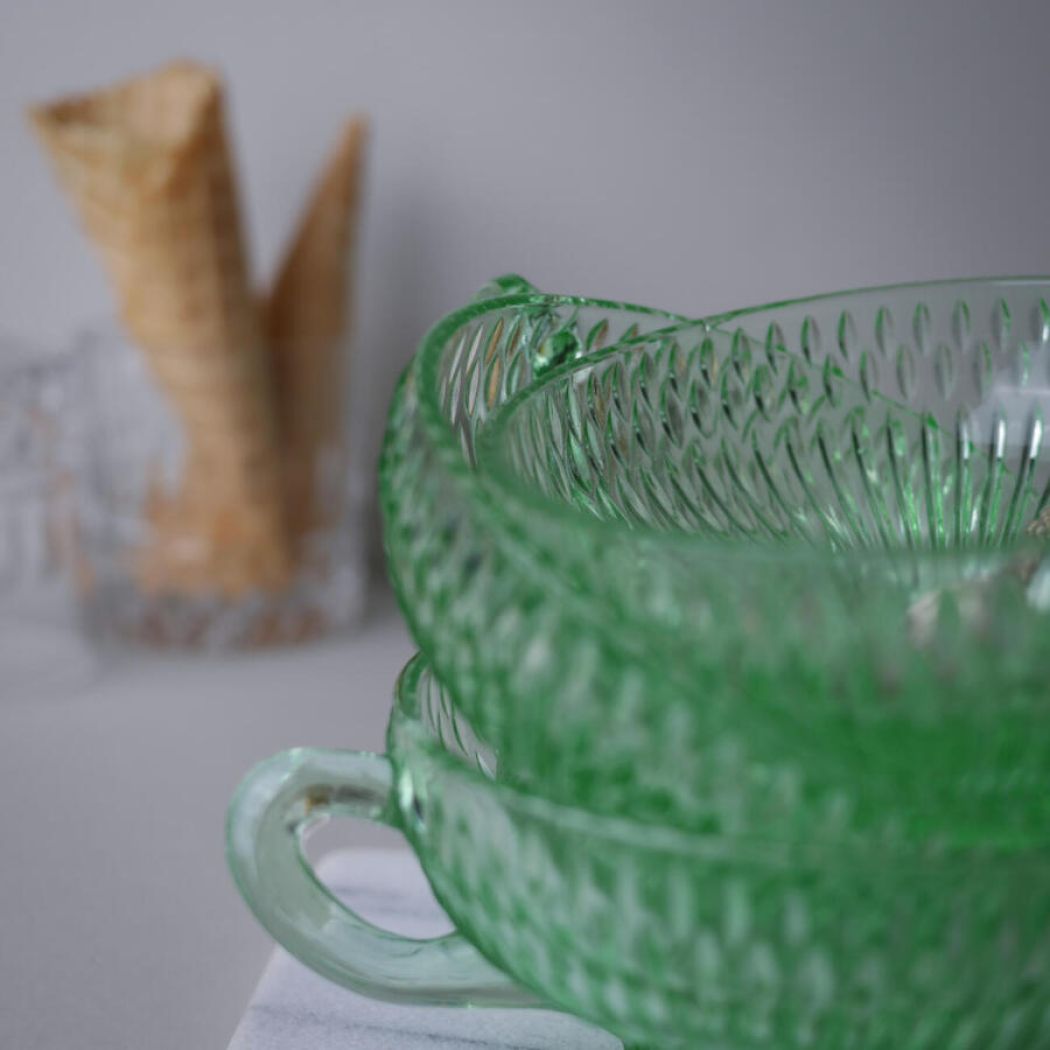 Grønne Dessertkopper, 3 stk. 1