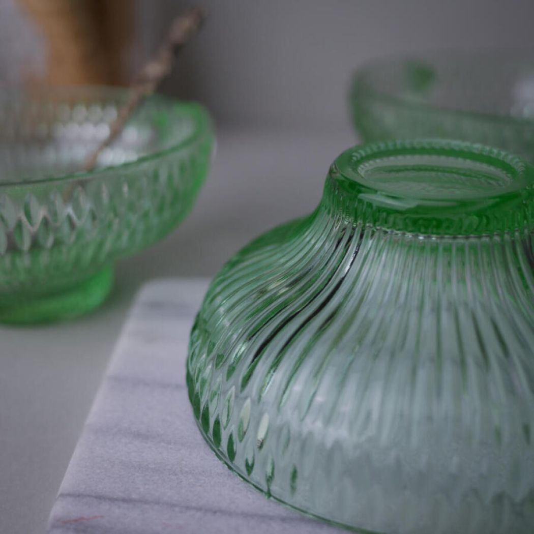 Grønne Dessertkopper, 3 stk. 6