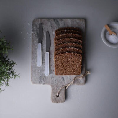 Små Hvide Perlemors knive til Servering