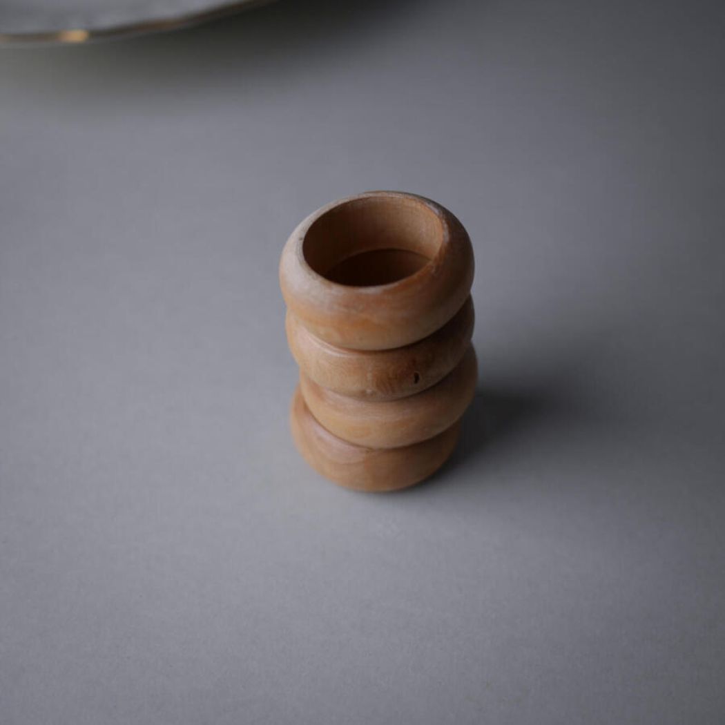 Servietringe i Træ, 4 stk. 11