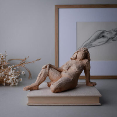 Håndlavet Keramik Kvindefigur