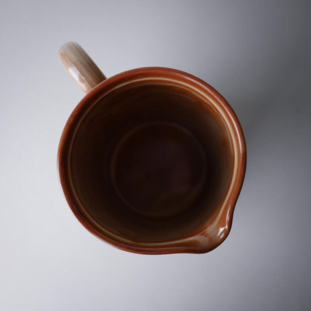 Stor Brun Keramikkande 10