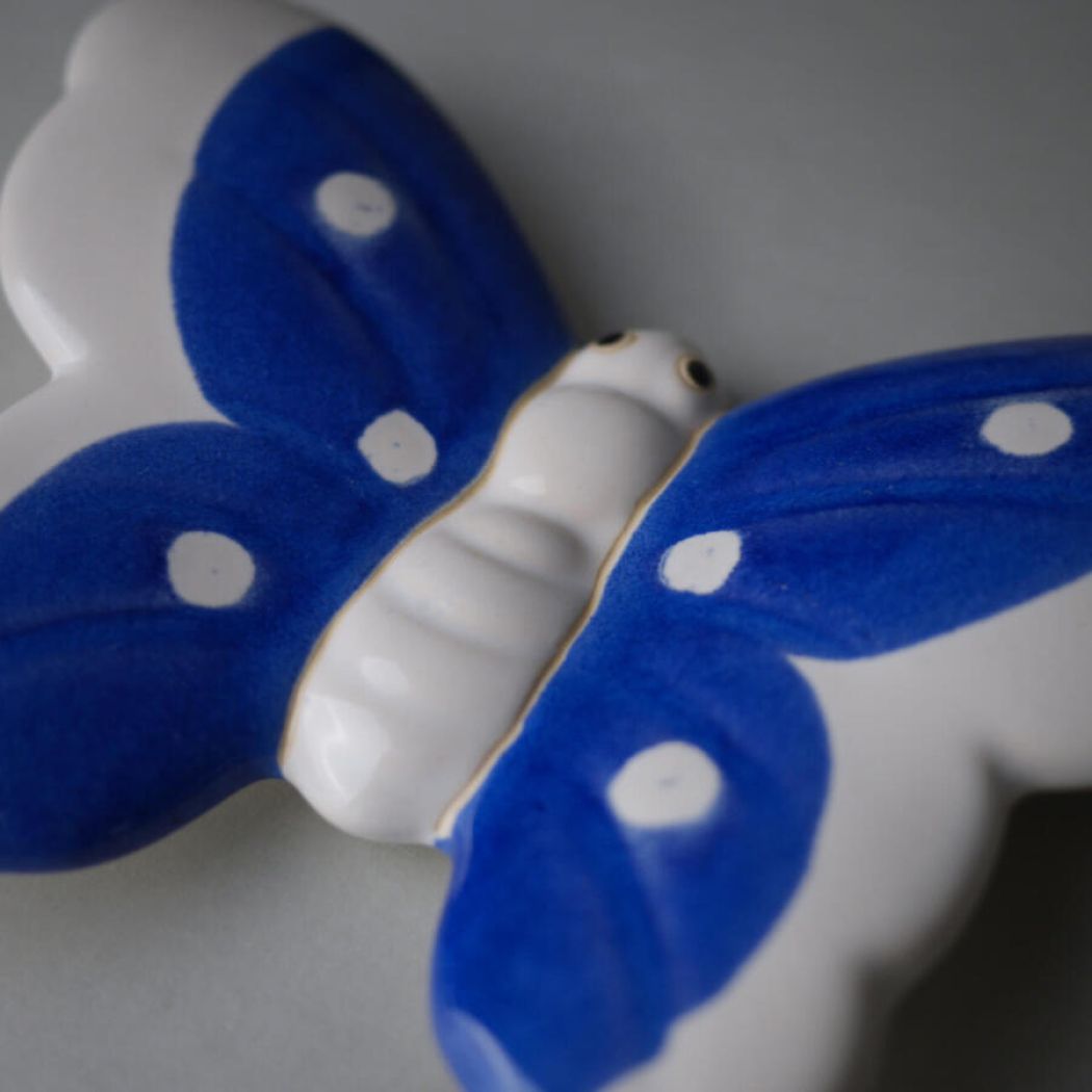 Stor Blå Sommerfugl til Væggen 2