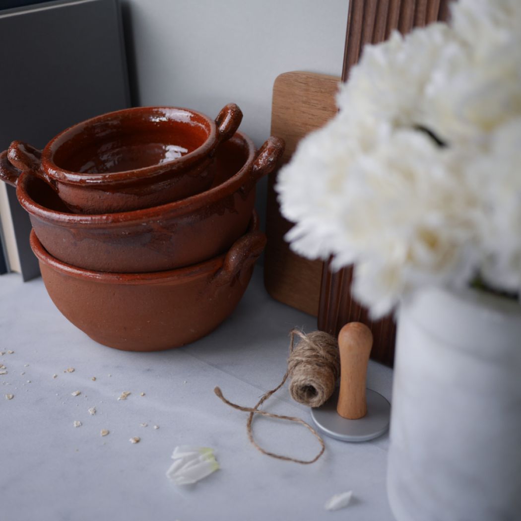 Rustikke Keramikskåle, 3 stk. 2