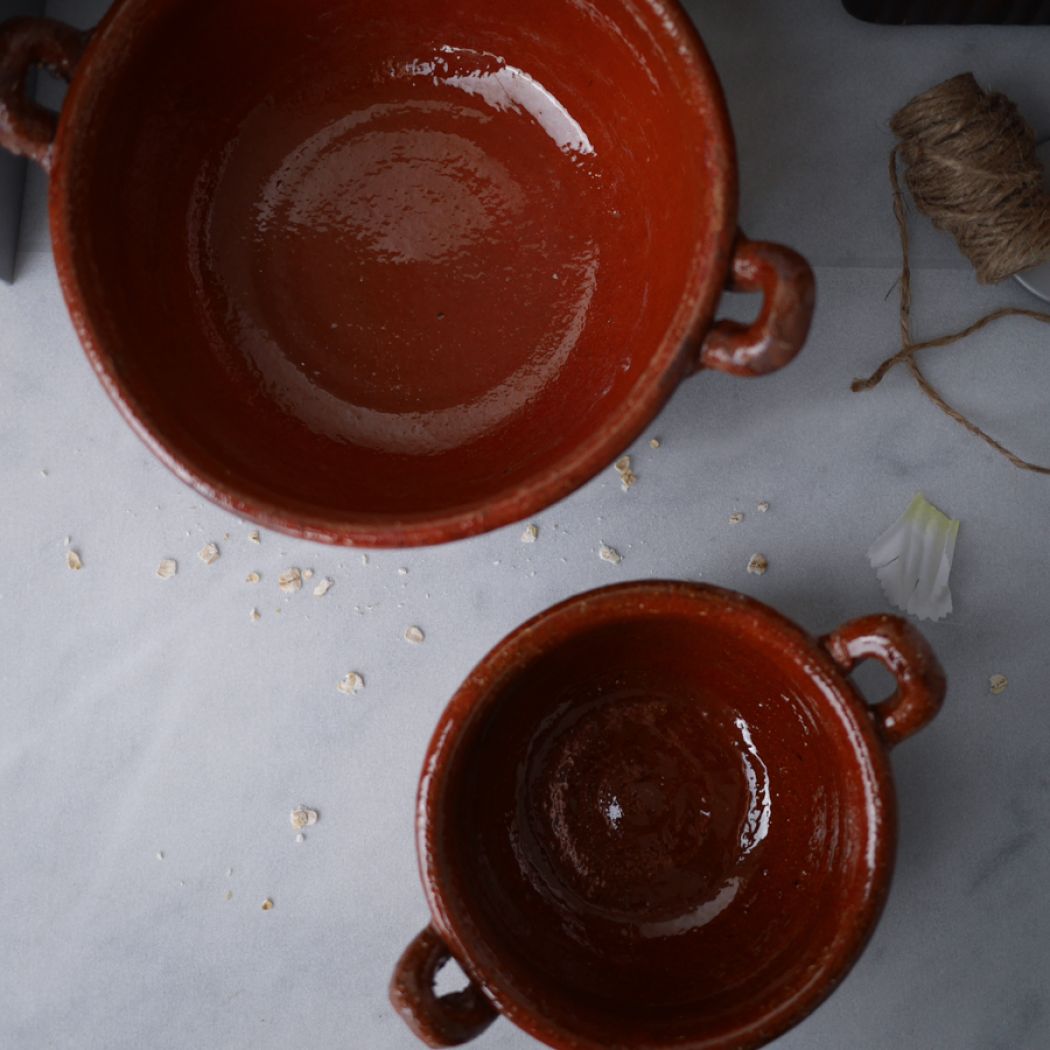 Rustikke Keramikskåle, 3 stk. 8