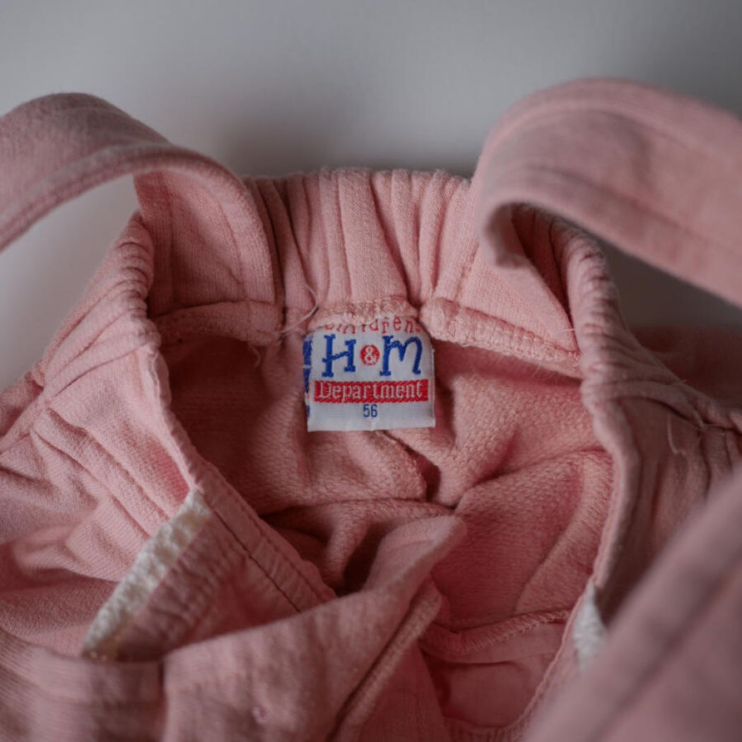 Lyserøde Vintage H&M Smækbukser, Str. 56 8