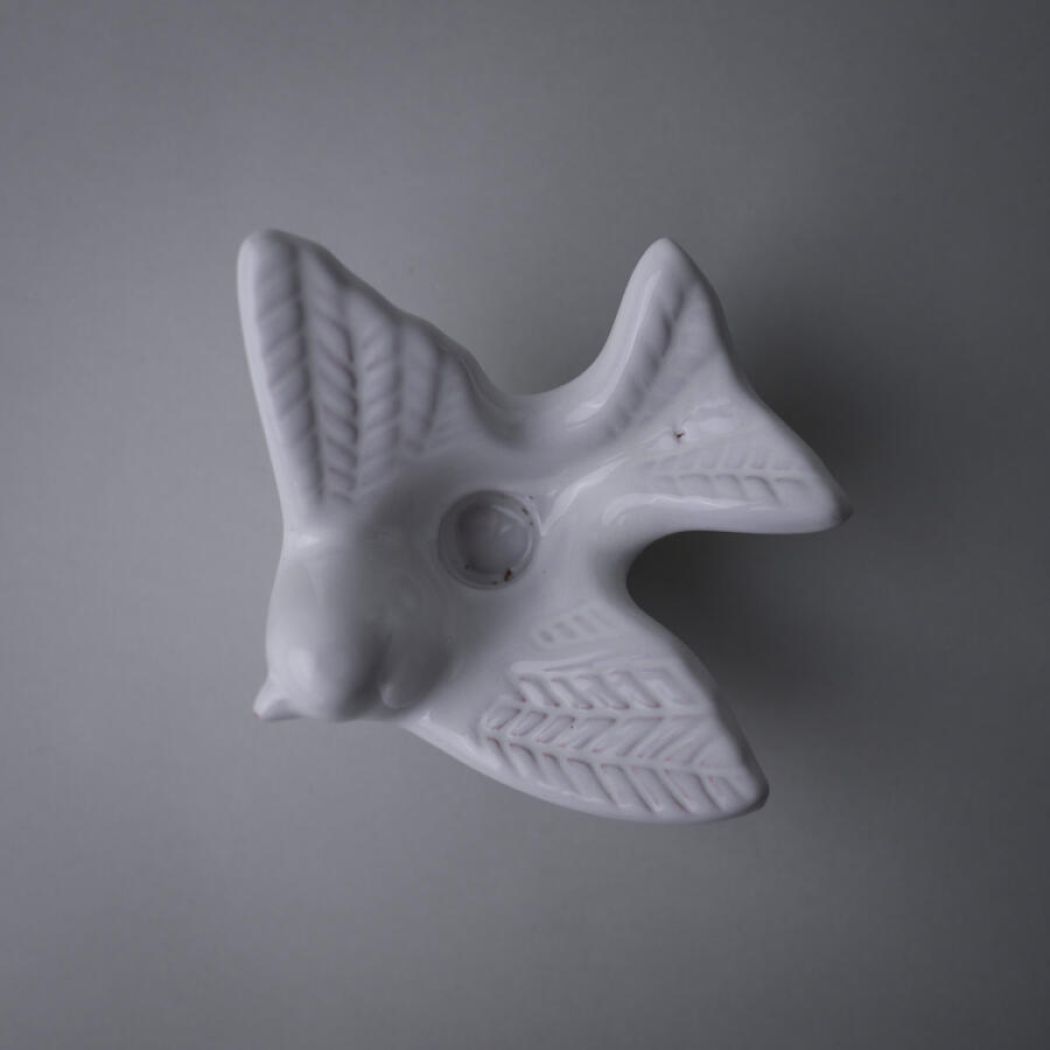 Lille Fugle Lysestage i Keramik 1