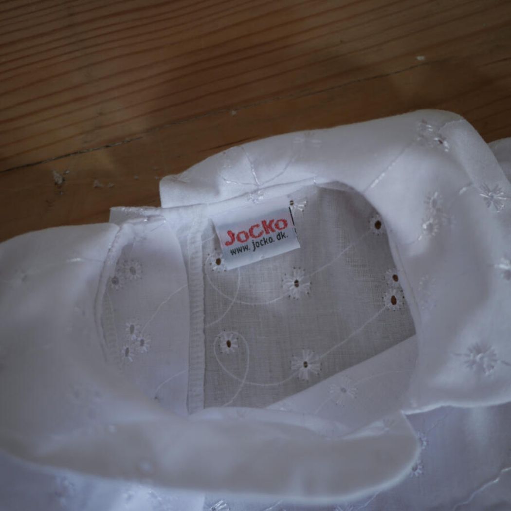 Lang Hvid Vintage Dåbskjole 9