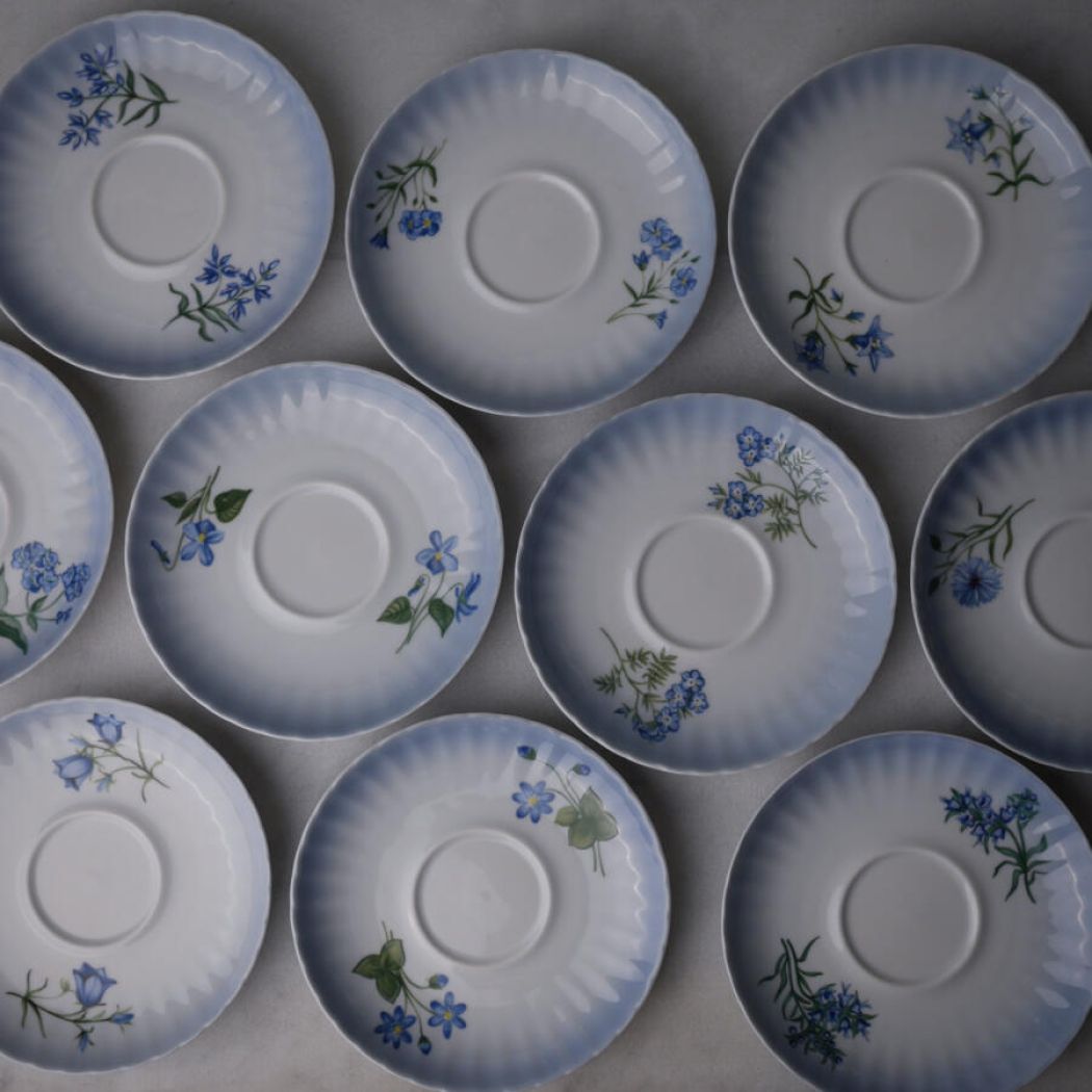 Lyseblå Svaneholm Kop m. Underkop 4