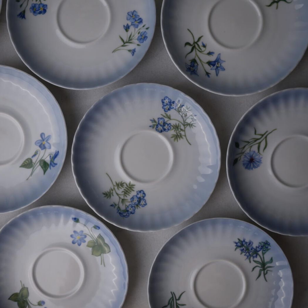 Lyseblå Svaneholm Kop m. Underkop 5