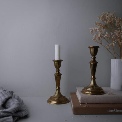 Dekorative Vintage Messingstager