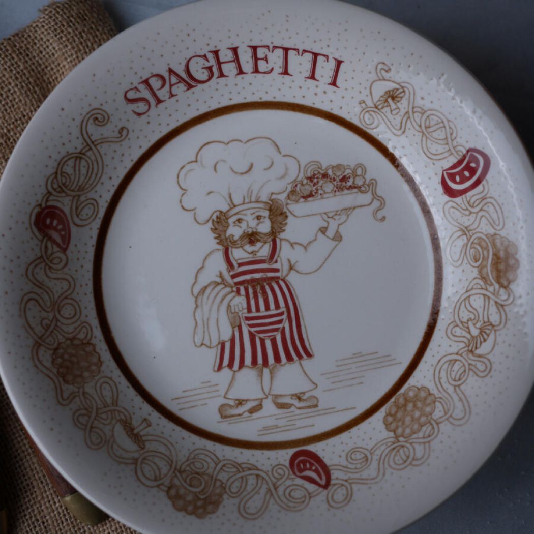 Spagetti Skåle med Motiv, 2 stk. 6