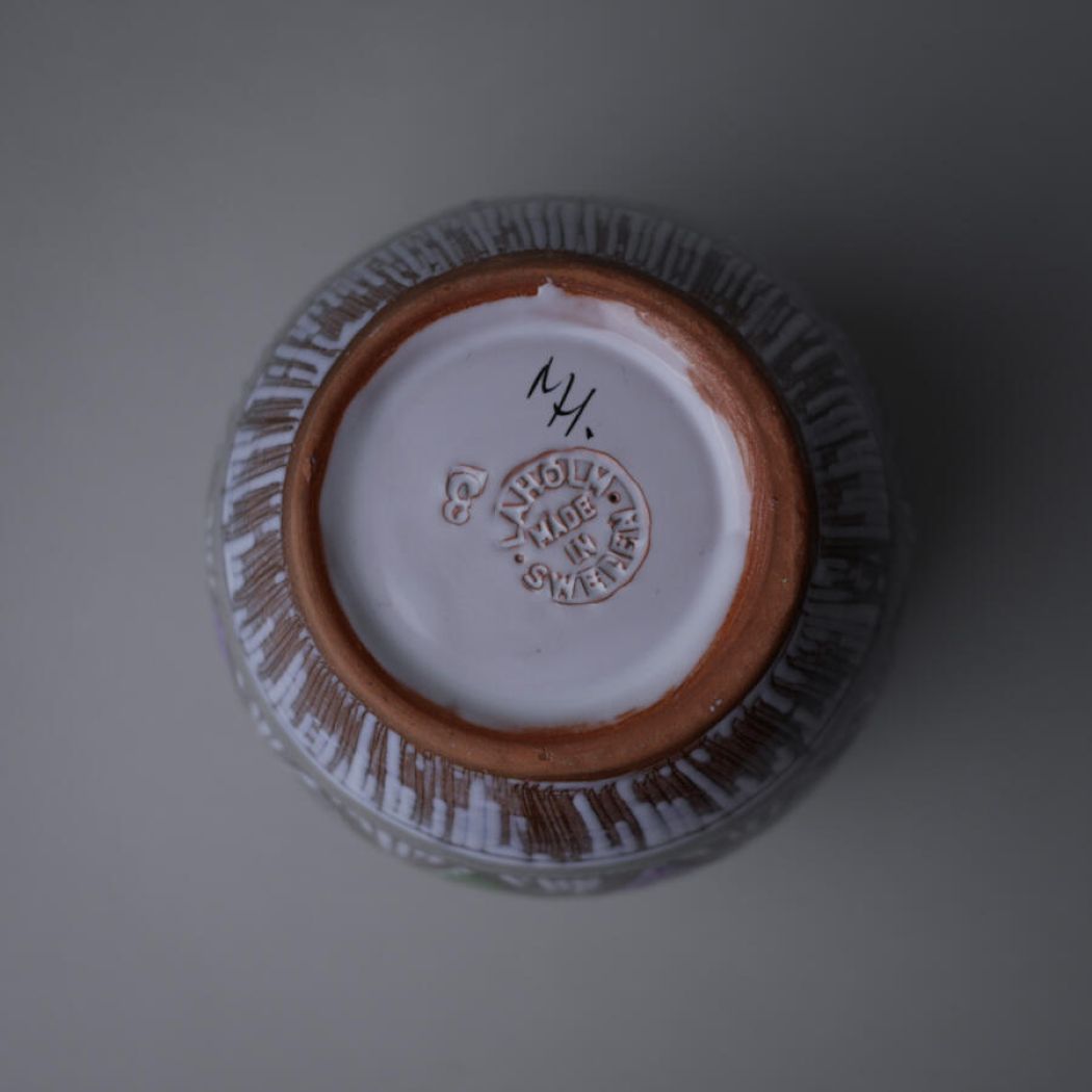 Lille Pastelfarvet Keramik Krukke 5