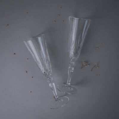 Smukke Champagnefløjter, 4 stk.