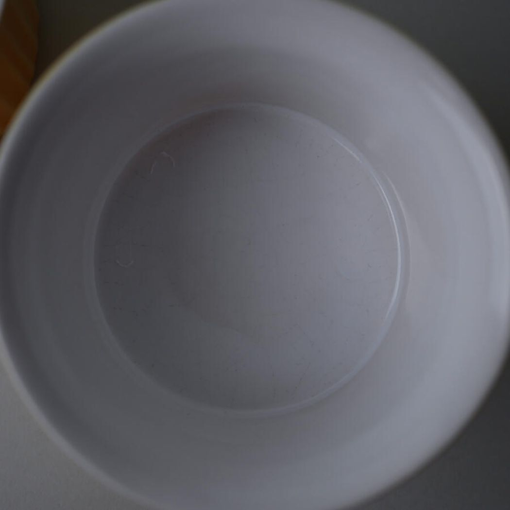 Gule & Hvide Ramekin Skåle, 2 stk. 6