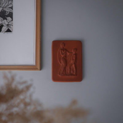 Ler Relief med Motiv fra 1958