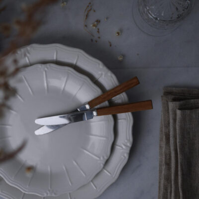 Smørknive med Træskafter, 6 stk.