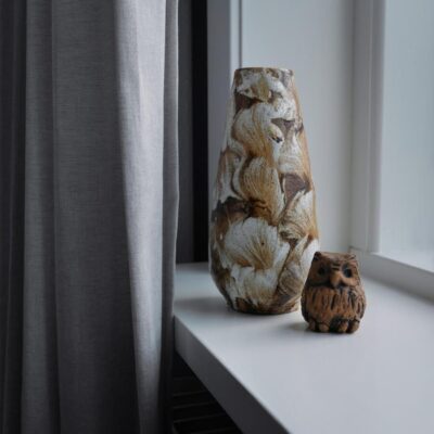 Mini Uglefigur i Keramik