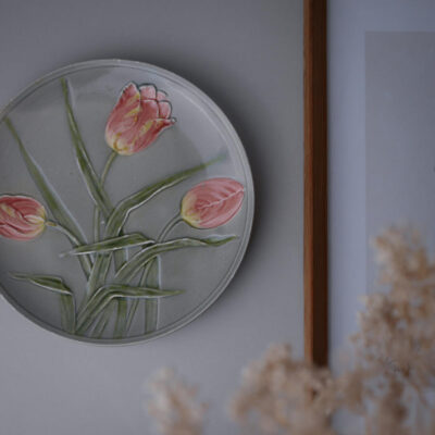 Platte med Tulipaner (afskrab)