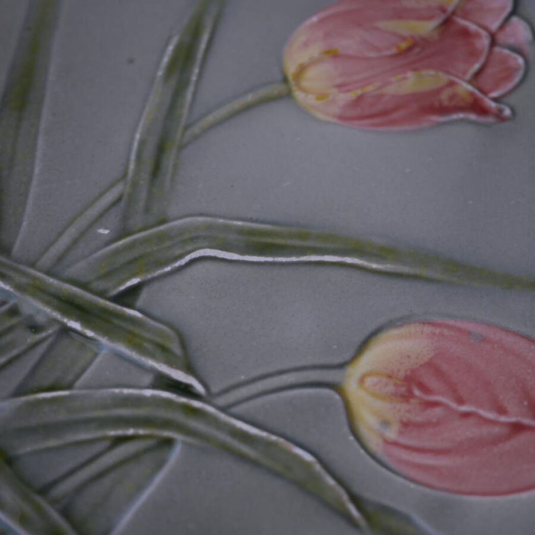 Platte med Tulipaner (afskrab) 2