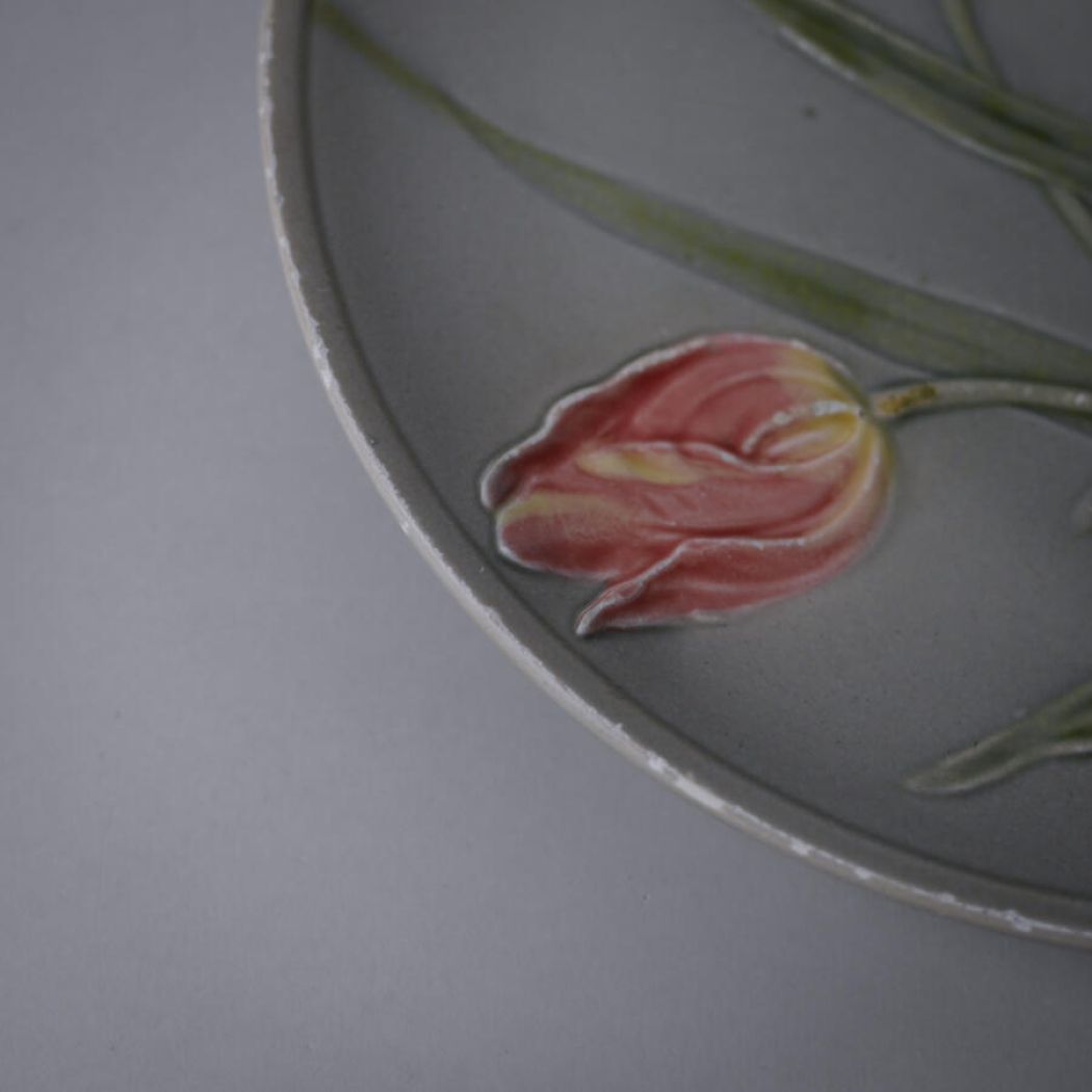 Platte med Tulipaner (afskrab) 3