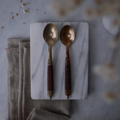 Teskeer i Messing, 5 stk.