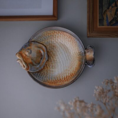 Stort Rundt Fiskefad til Væggen