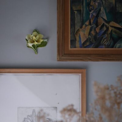 Lille Gul Blomst til Væggen